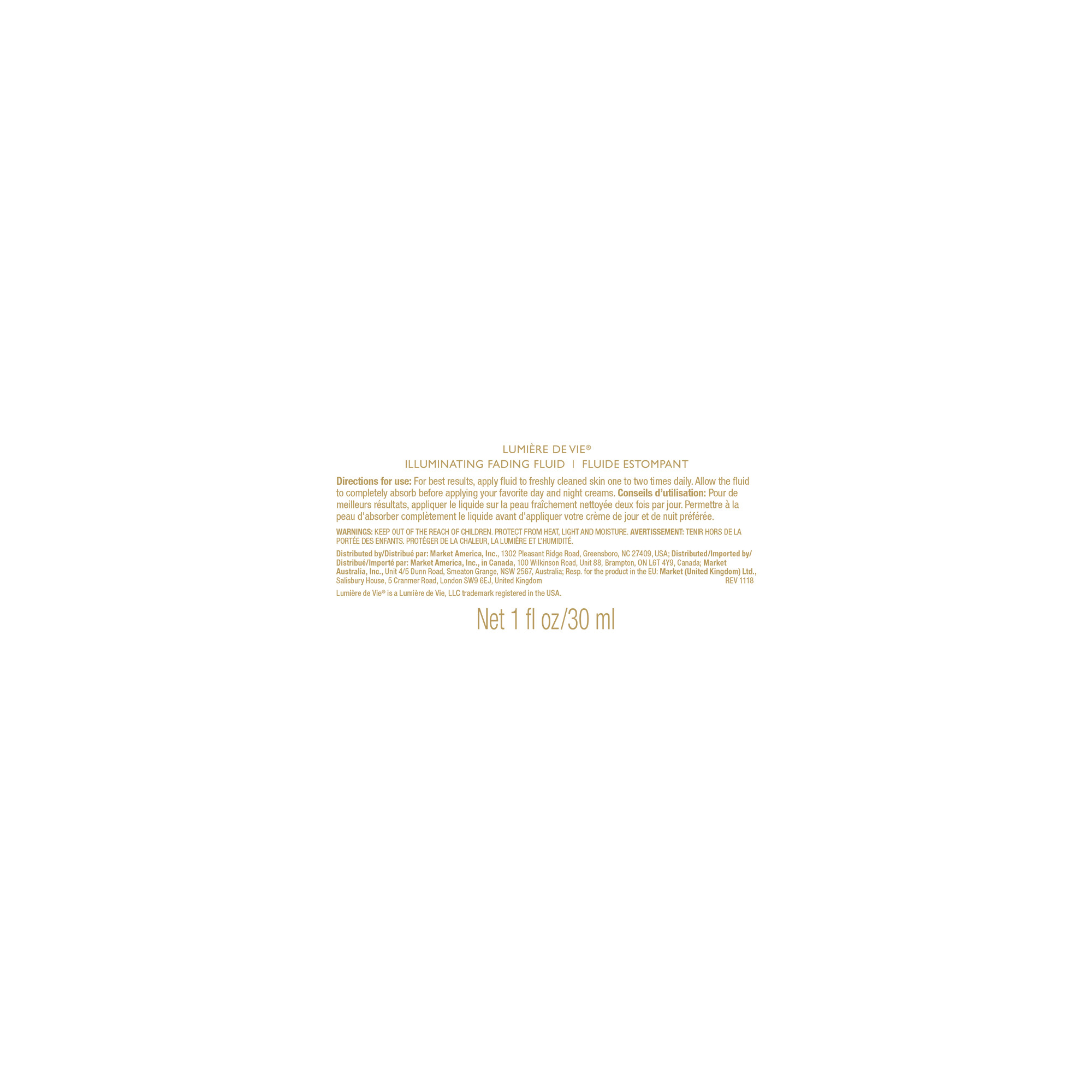 Lumière de Vie® Illuminating Fading Fluid