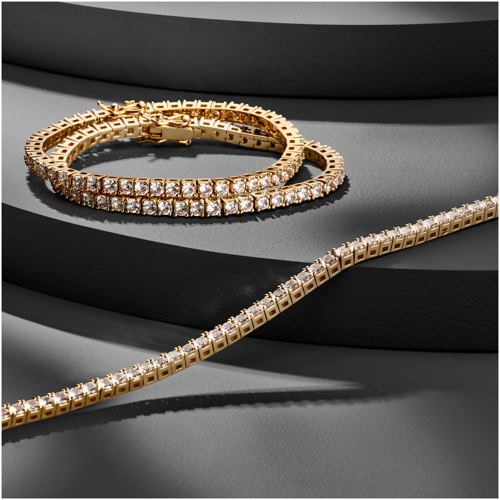 CANDICE - Simulated Diamond Tennis Bracelet