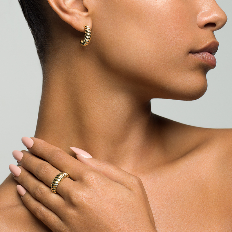 MIA - Twisted Dome Hoops