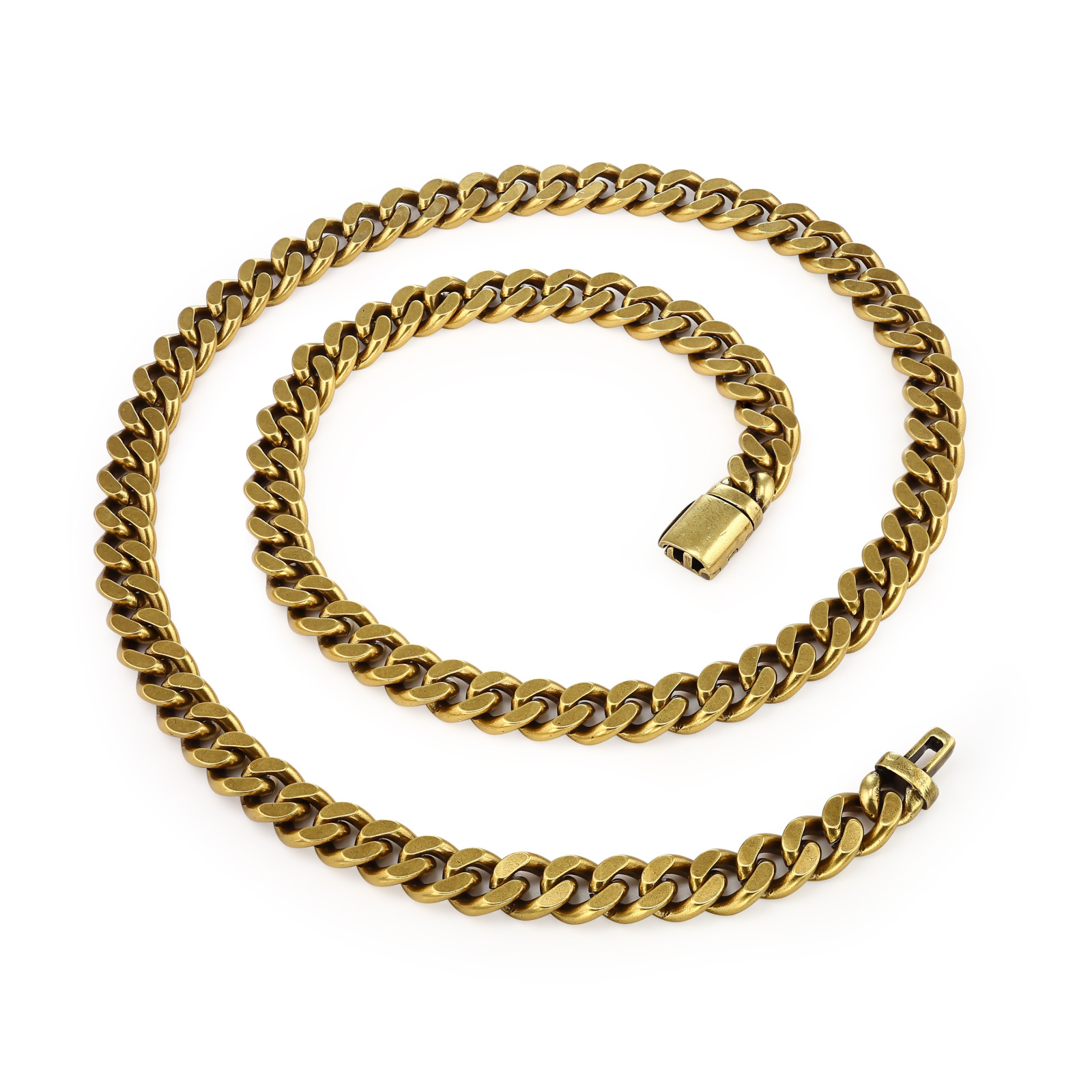 DALLAS – Antique Gold Cuban Link Chain