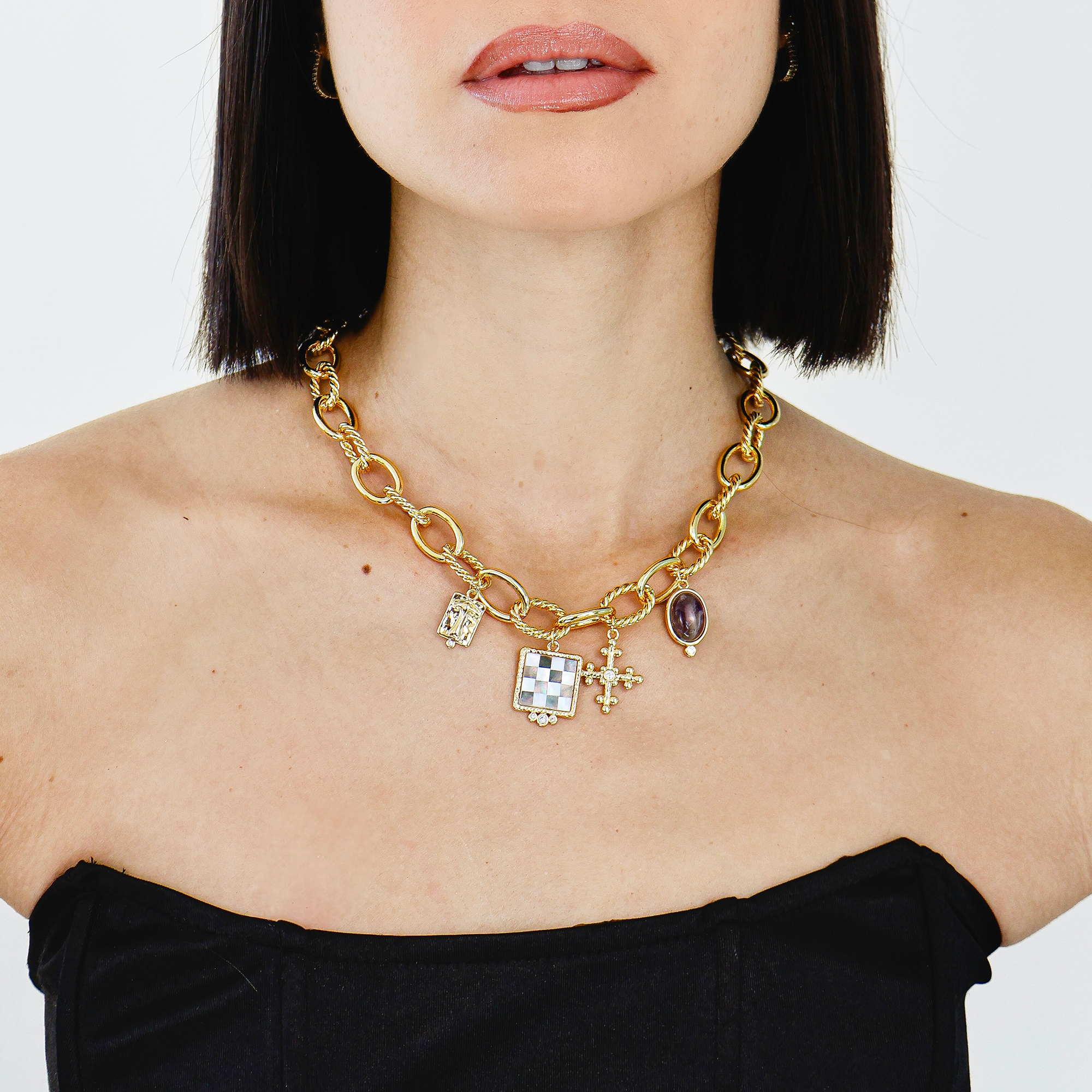 IVY – Chunky Charm Necklace