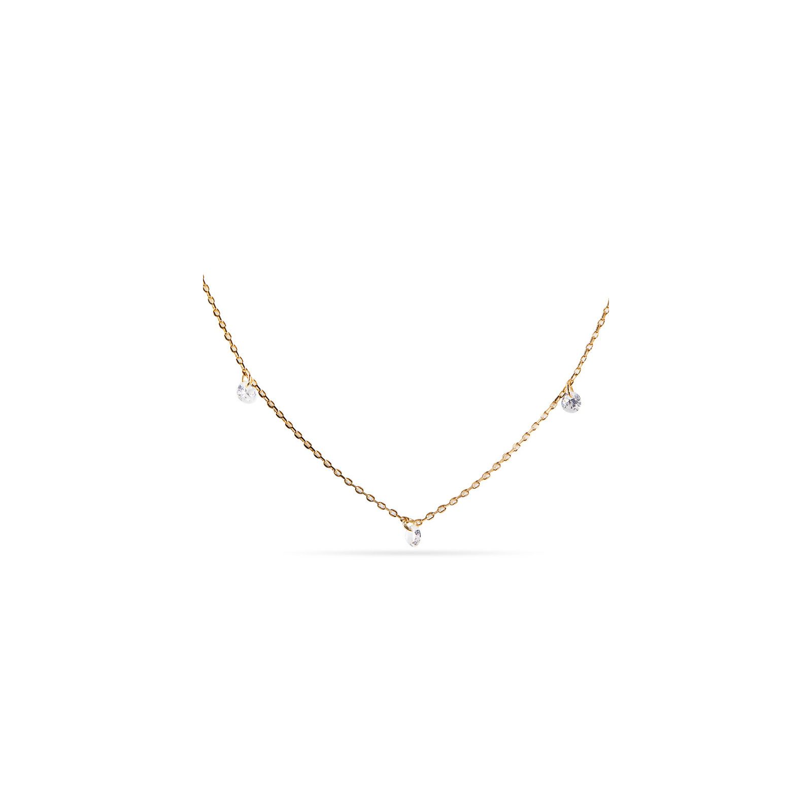 DESI - Pierced Round Cut Necklace