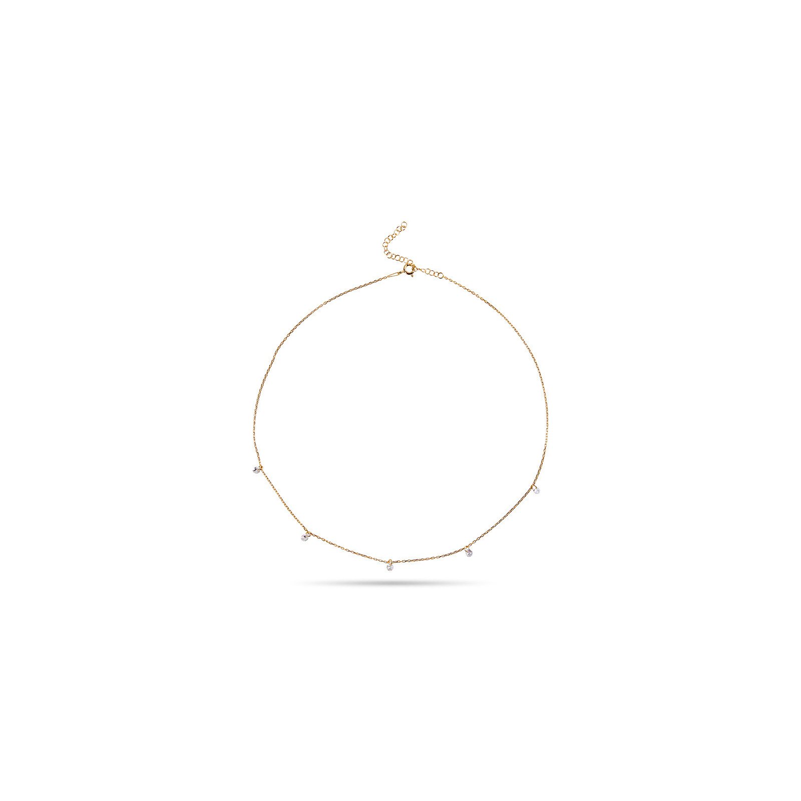 DESI - Pierced Round Cut Necklace