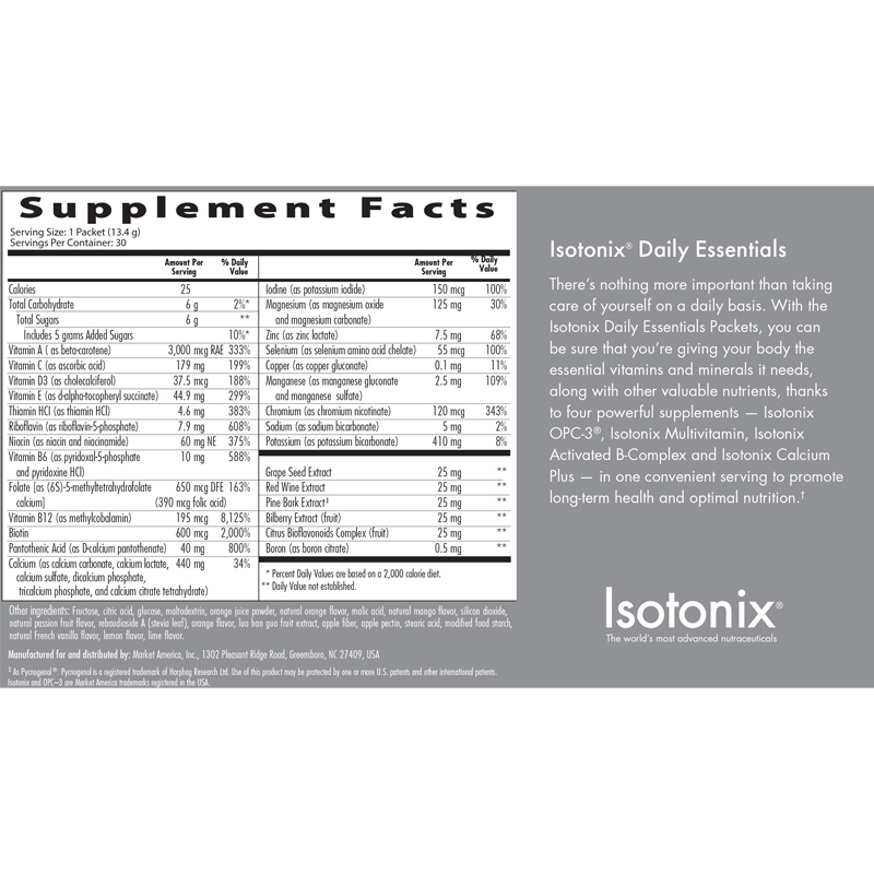 Isotonix每日精選營養組合包