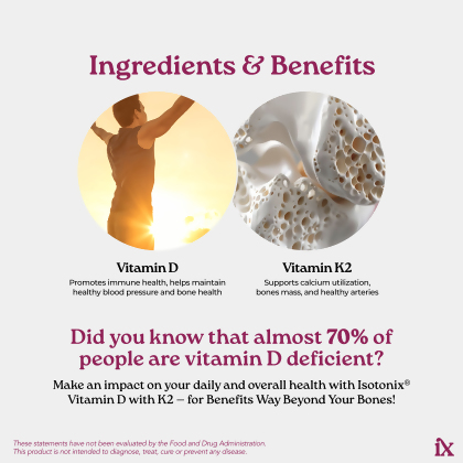 Isotonix&reg;維生素D（含維生素K2）粉末