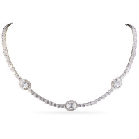 Khloe - Collar de corte ovalado