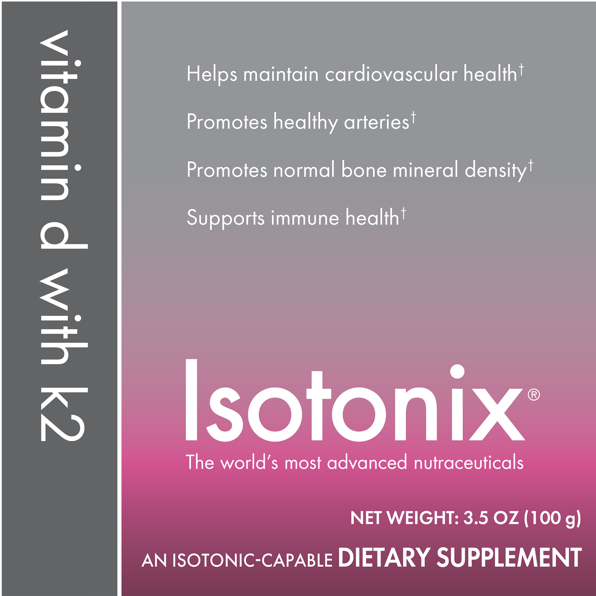 Isotonix® Vitamina D con K2