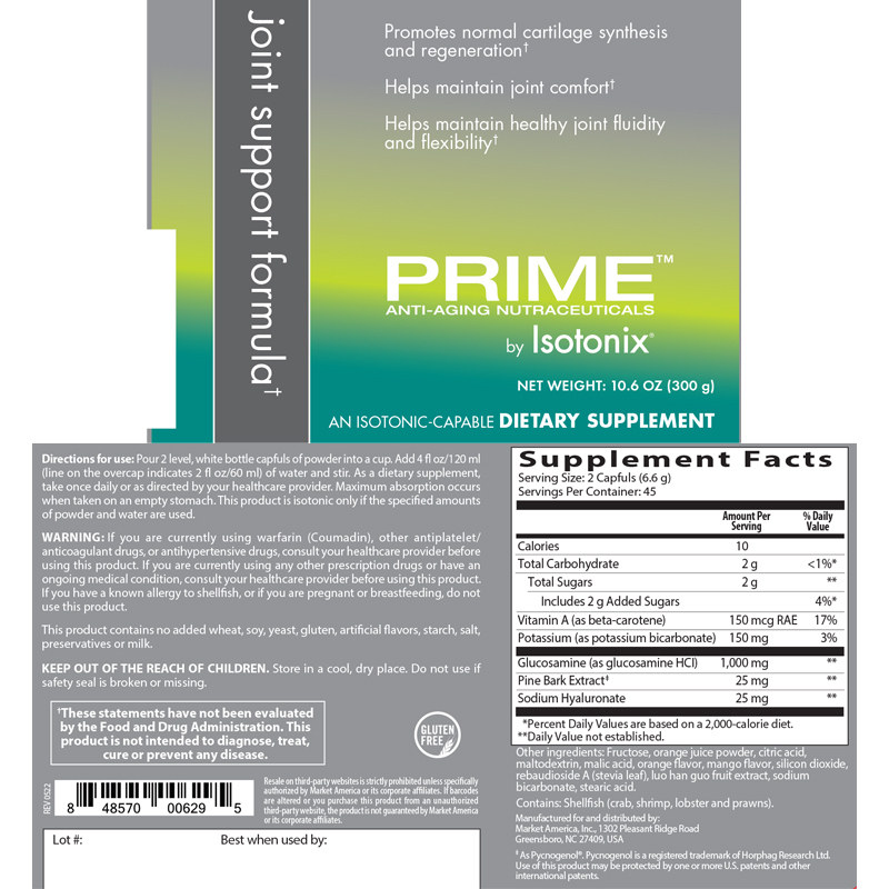 Prime™ Fórmula de Isotonix® para la Salud de las Articulaciones
