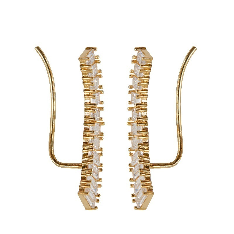 Mathew - Aretes trepadores de corte baguette