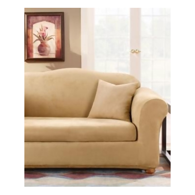 Sure Fit Stretch Faux Suede 2 Piece Sofa Slipcover From Macy S Sure Fit Stretch Faux Suede 2 Piece Sofa Slipcover