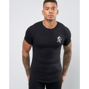 Gym King Logo T-Shirt In Muscle Fit - Black Gym King Logo T-Shirt In Muscle Fit - Black
