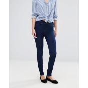 Oasis Skinny Ankle Grazer Jeans - Blue Oasis Skinny Ankle Grazer Jeans - Blue