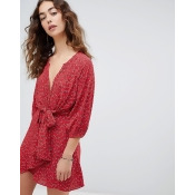 Free People Clara floral print tunic dress - Red Free People Clara floral print tunic dress - Red