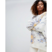 Weekday printed oversized knitted jumper - Multi Weekday printed oversized knitted jumper - Multi