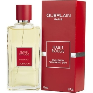 Habit Rouge by Guerlain Eau de Parfum Spray 3.3 oz for Men - All