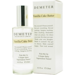 Demeter by Demeter Vanilla Cake Batter Cologne Spray 4 oz for Unisex - All