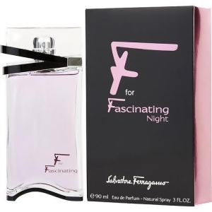 F For Fascinating Night by Salvatore Ferragamo Eau de Parfum Spray 3 oz for Women - All