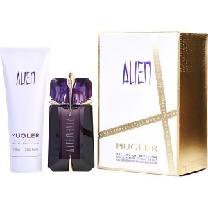 Alien by Thierry Mugler Eau de Parfum Spray 2 oz Radiant Body Lotion 3.5 oz Travel Offer for Women - All