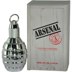 Arsenal Platinum by Gilles Cantuel Eau de Parfum Spray 3.4 oz for Men - All