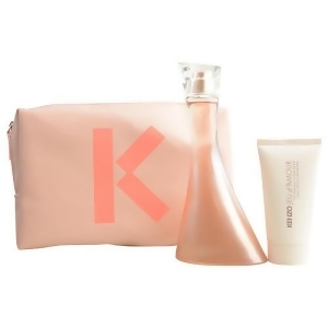 Kenzo Jeu D'amour by Kenzo Eau de Parfum Spray 3.4 oz Creamy Milk 1.7 oz Pouch for Women - All