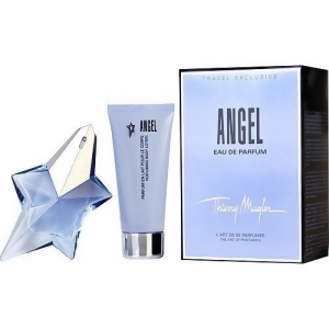 Angel by Thierry Mugler Eau de Parfum Spray Refillable 1.7 oz Body Lotion 3.5 oz Travel Offer for Women - All