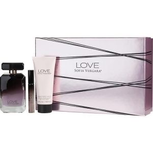 Love By Sofia Vergara by Sofia Vergara Eau de Parfum Spray 3.4 oz Shimmer Body Lotion 3.4 oz eau de Parfum Rollerball .33 oz Mini for Women - All