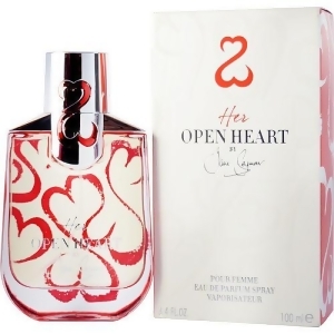 Her Open Heart by Jane Seymour Eau de Parfum Spray 3.4 oz Jewelry Roll for Women - All