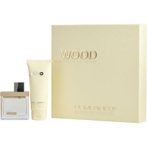 She Wood Golden Light Wood by Dsquared2 Eau de Parfum Spray 1.7 oz Body Lotion 3.4 oz for Women - All