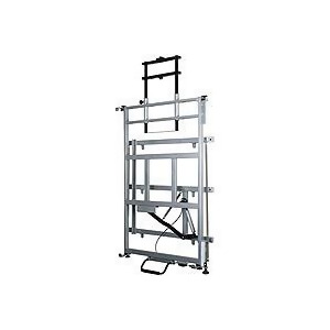 Mooreco Elevation Wall Mount for Whiteboard Cart Projector 125 lb Load Capacity Platinum - All