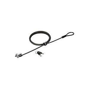 Kensington Cable Lock Black Stainless Steel Carbon Steel Plastic 6 ft For Notebook Tablet - All