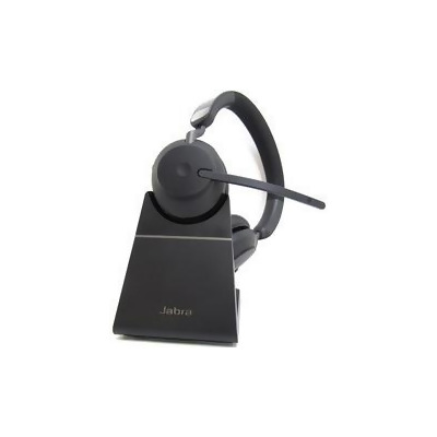 Jabra 26599-989-989 Evolve2 65 Headset - Stereo - Wireless - Bluetooth - Over-the-head - Binaural - Supra-aural - Black (Open Box) 
