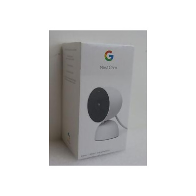 Google Nest 2 Megapixel Indoor Full HD Network Camera - Color - 15 ft Infrared/Color Night Vision - H.264 - 1920 x 1080 - Wall Mount, Table Mount - Google Home Supported (Open Box) 
