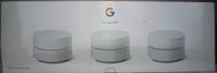 Google Wi-Fi 5 IEEE 802.11ac Ethernet Wireless Router - 2.40 GHz ISM Band - 5 GHz UNII Band - 150 MB/s Wireless Speed - 1 x Network Port - 1 x Broadband Port - Gigabit Ethernet (Open Box) 