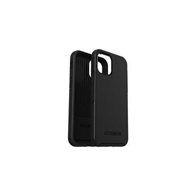 OtterBox iPhone 12 and iPhone 12 Pro Symmetry Series Antimicrobial Case - For Apple iPhone 12, iPhone 12 Pro Smartphone - Black - Bump Resistant, Debris Resistant, Bacterial Resistant, Dust Resistant, Drop Resistant, Shock Resistant - Synthetic Rubber, Po 