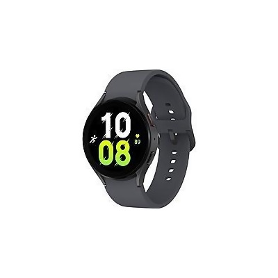 Samsung Galaxy Watch5 - 44 mm - Optical Heart Rate Sensor, Bioelectrical Impedance Analysis (BIA) Sensor - Sleep Monitor - Sleep Quality, Heart Rate, Steps Taken - 16 GB - Android Wear - Bluetooth - Graphite Case Color - Aluminum, Metal Body Material - Gl 