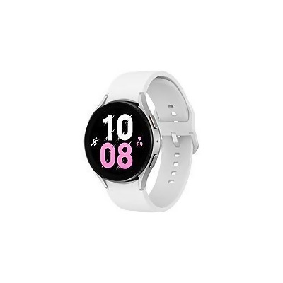 Samsung Galaxy Watch5 - 44 mm - Optical Heart Rate Sensor, Bioelectrical Impedance Analysis (BIA) Sensor - Sleep Monitor - Sleep Quality, Heart Rate, Steps Taken - 16 GB - Android Wear - Bluetooth - Silver Case Color - Aluminum, Metal Body Material - Glas 