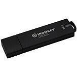 IronKey D500S 32GB USB 3.2 (Gen 1) Type A Flash Drive - 32 GB - USB 3.2 (Gen 1) Type A - 260 MB/s Read Speed - 190 MB/s Write Speed - XTS-AES, 256-bit AES - TAA Compliant (Factory Refurbished) 