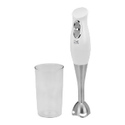 KALORIK Hand Blenders 2-Speed Immersion Blender in White and Stainless Steel MS 39731 W KALORIK Hand Blenders 2-Speed Immersion Blender in White and Stainless Steel MS 39731 W