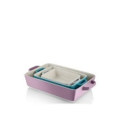 Swan Fearne By Swan Set Of 3 Rectangular Oven Dishes Swan Fearne By Swan Set Of 3 Rectangular Oven Dishes