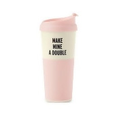 Kate Spade New York Kate Spade Make Mine A Double Thermal Mug Kate Spade New York Kate Spade Make Mine A Double Thermal Mug