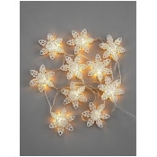 Snowflake Lights Christmas Garland Snowflake Lights Christmas Garland
