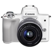 Canon EOS M50 Compact System Camera with EF-M 15-45mm f/3.5-6.3 IS STM lens, 4K Ultra HD, 24.1MP, Wi-Fi, Bluetooth, NFC, OLED EVF, 3 Vari-Angle Touch Screen Canon EOS M50 Compact System Camera with EF-M 15-45mm f/3.5-6.3 IS STM lens, 4K Ultra HD, 24.1MP, Wi-Fi, Bluetooth, NFC, OLED EVF, 3 Vari-Angle Touch Screen