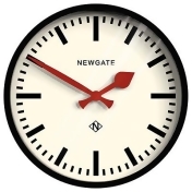 Newgate The Luggage Clock, Dia.30cm, Black Newgate The Luggage Clock, Dia.30cm, Black