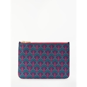 Liberty London Iphis Print Canvas Pouch Purse Liberty London Iphis Print Canvas Pouch Purse