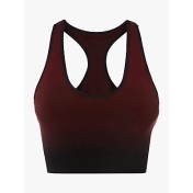 Pepper & Mayne Ombre Goddess Compression Bra Top, Red/Multi Pepper & Mayne Ombre Goddess Compression Bra Top, Red/Multi