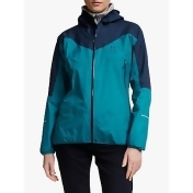 Haglöfs L.I.M Comp Women's Waterproof Jacket, Tarn Blue/Alpine Green Haglöfs L.I.M Comp Women's Waterproof Jacket, Tarn Blue/Alpine Green
