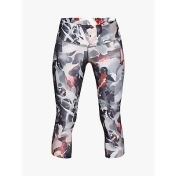 Under Armour Flyfast Print Capri Running Tights, Ash Taupe/Orange Dream Under Armour Flyfast Print Capri Running Tights, Ash Taupe/Orange Dream
