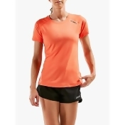 2XU GHST Short Sleeve Training T-Shirt, Sherbet 2XU GHST Short Sleeve Training T-Shirt, Sherbet