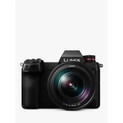 Panasonic Lumix DC-S1 Compact System Camera with 24-105mm OIS Lens, 4K UHD, 24.2MP, Wi-Fi, Bluetooth, OLED EVF, 3.2” Tiltable Touch Screen, Black Panasonic Lumix DC-S1 Compact System Camera with 24-105mm OIS Lens, 4K UHD, 24.2MP, Wi-Fi, Bluetooth, OLED EVF, 3.2” Tiltable Touch Screen, Black