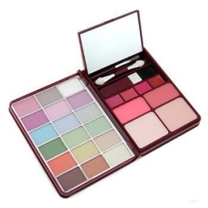Makeup Kit G0139-1 18x Eyeshadow 2x Blusher 2x Pressed Powder 4x Lipgloss For Women by Cameleon - All